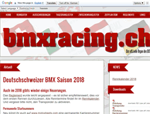 Tablet Screenshot of bmxracing.ch
